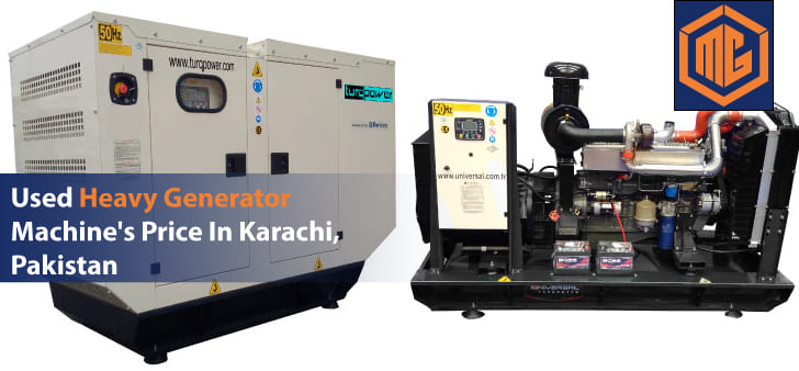 Used Industrial or Heavy generator machine's price in Karachi, Pakistan