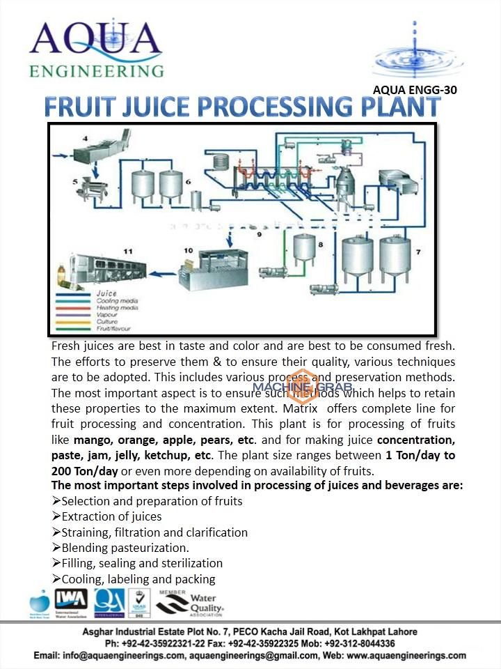 Fruit Juice Processing Line