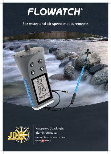 Water Flow meter Velocity Meter  