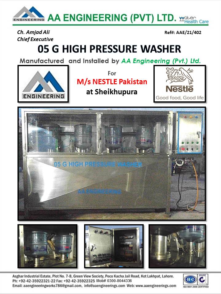 05 Gallon High Pressure Washer