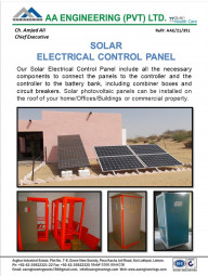Solar Electrical Control Panel