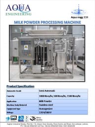 milk powder processing machine