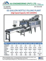 05 Gallon Bottle Filling System