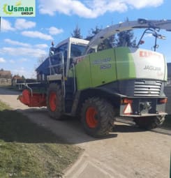 Claas jaguar 850 with champion 345