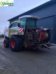 Claas jaguar 860 with kamper 4500